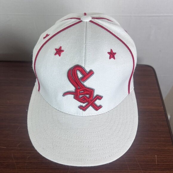 Chicago White Sox American Needle‎ Embroidered Fitted Baseball Hat Size 7-3/8 - Picture 3 of 15
